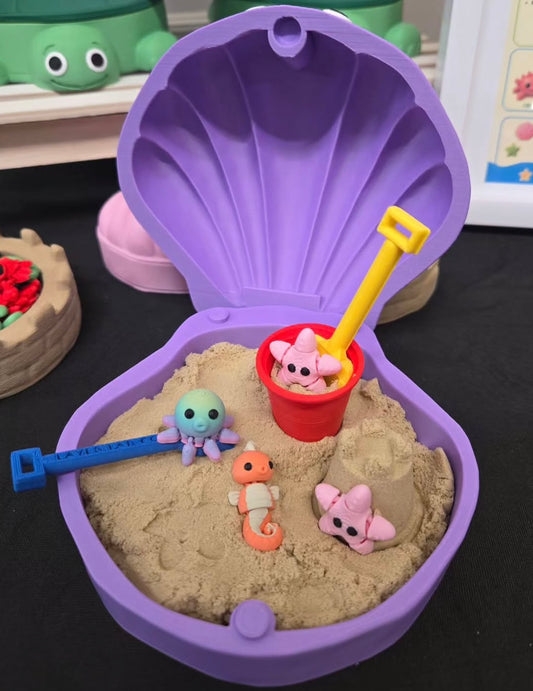 Seashell Sensory Sandbox